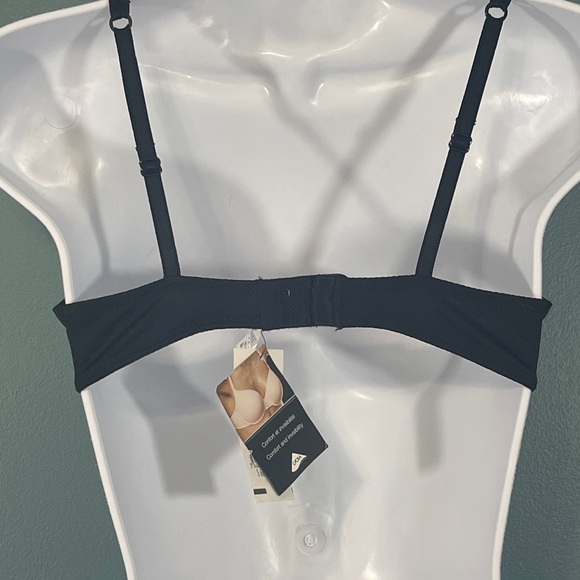 Chantelle Black Demi Lined Swarovski Crystal Bra Size 36B - Picture 3 of 5